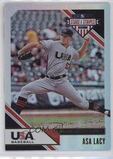 2020 USA Baseball Stars & Stripes Longevity Team Logo Gold 15/25 Asa Lacy 0g4
