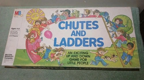 1978 Chutes And Ladders  Board Game Vintage Complete Milton Bradley Toy
