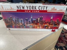 Master Piece New York City 1000 Piece Panoramic Puzzle Made in the USA NEW