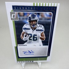2025 Panini Donruss Signature Series Zach Charbonnet Seahawks Autograph