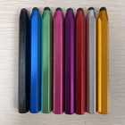 Aluminum Stylus Pen - Black/Blue/Green/Pink/Purple/Red/Silver/Yellow