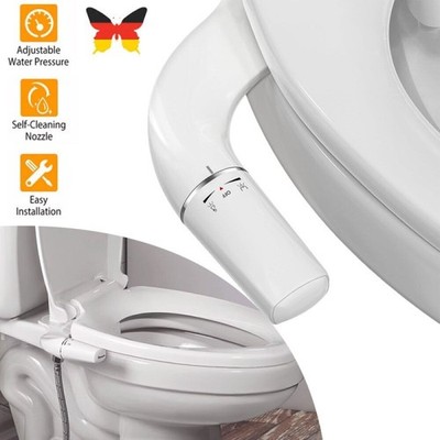 Dusch WC Aufsatz Bidet Taharet Toilette Taharat Intimdusche Doppel Düse Toilette