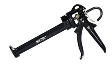 Heavy Duty 18:1 Caulk Gun, Steel Frame, Rotating Barrel, No-Drip, 10oz