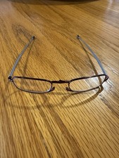 Foster Grant 1.50 GIDEON RED Folding Readers Reading Glasses with Case 1.50