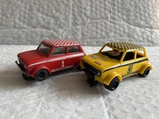 2 x Scalextric Mini 1275 GT C122 Slot Cars Not Boxed or Tested