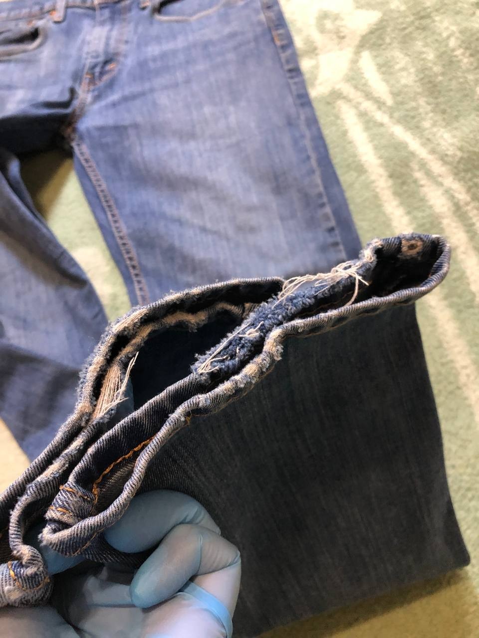 Levi's Red Tab 502 Blue Relaxed Fit Denim Jeans 31X32 thumbnail 9