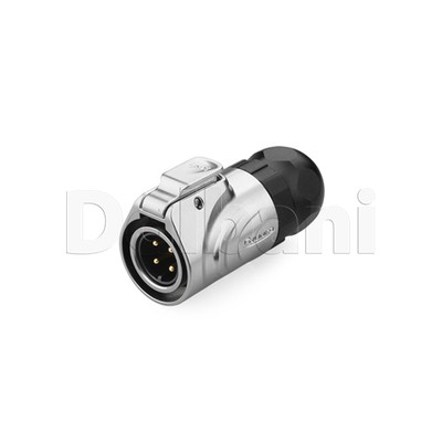 4 Pin Male Quick Connect Waterproof In-Line Power Connector