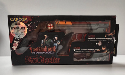 Resident Evil Umbrella Chronicles Shot Blaster Nintendo Wii Gun w