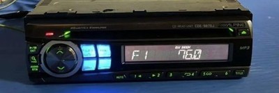 ALPINE CDE-9870J CD-Player Autoradio MP3 iPod getestet funktioniert mit...