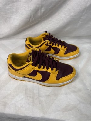 Nike Dunk Low Men's Sneakers Arizona State University Gold, Size 8,DD1391-702