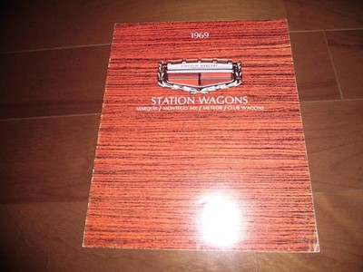 Mercury Station Wagon English Catalog Only 1969 Model 6 Pages Marquis/Montego/Cl
