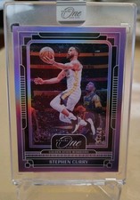 2025 Panini One And One Stephen Curry Purple Parallel /25