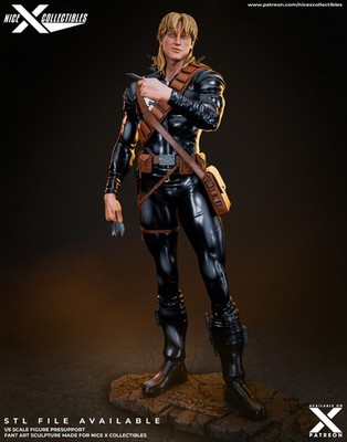 Longshot X-Men Marvel 3D Resin Garage Kit Statue Figure 1/4 to 1/12