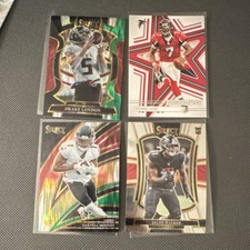 Panini Select & Rookies Stars Prizm London Vick Falcons NFL 4 Card Lot