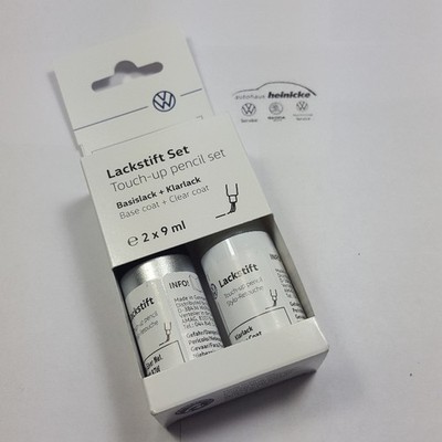 neu Original Volkswagen Audi Lackstift-Set LB9A Candyweiss B9A