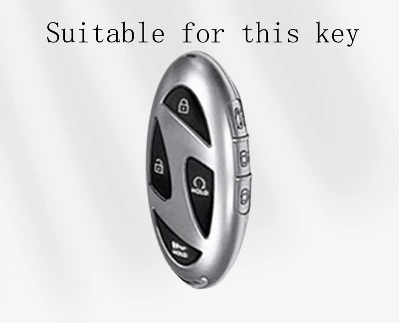 2pcs car key fob case cover for Hyundai Sonata IONIQ Elantra N remote key case - Image 2 of 4
