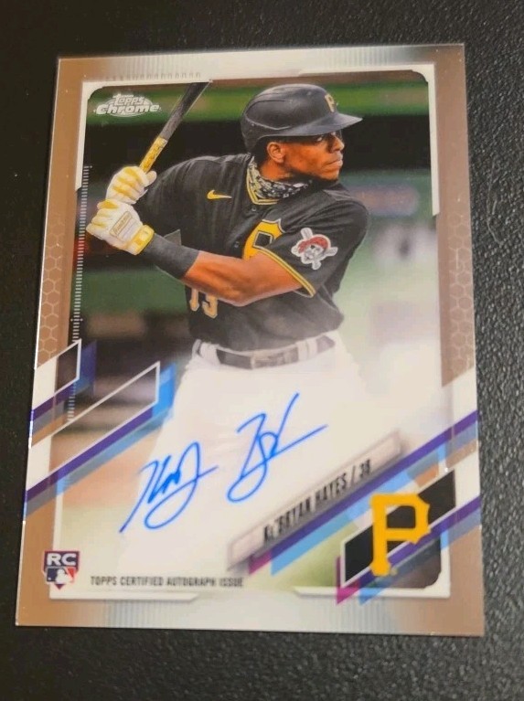 2021 Topps Chrome - Rookie Autographs Ke'Bryan Hayes #RA-KH (AU, RC)