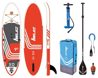 Planche De Paddle ZRAY X-RIDER YOUNG 9.0 - SUP Board Complète Avec Pagaie Et Leash, Neuve