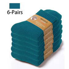 6 Pairs Winter Wool Socks Male Men'S Socks Super Thicker Solid Socks Merino Plus