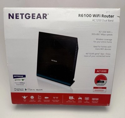Netgear R6100 AC1200 WiFi Router Dual Band w/ Power Cord Tested Working