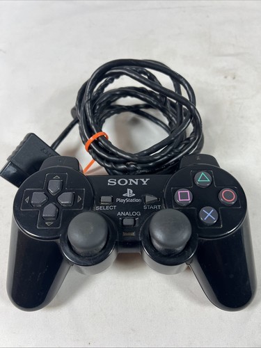Manette DualShock Sony PlayStation 2 (PS2) SCPH-10010 Couleur Argent - Occasion, Testée Fonctionnelle