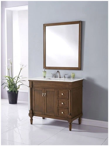 Elegant Lighting VF13036-VW Lexington 36" - Wood - Picture 10 of 12