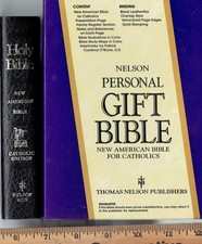 Catholic New American Bible Gift 9023 Black Comp