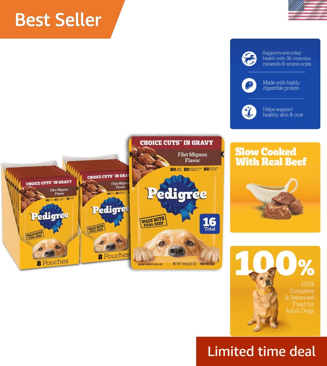 - 3.5 Oz Pouches, Supports Digestive Health