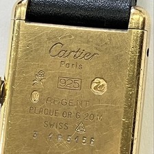 E130 Cartier Must Tank Ca4175 Sm Watch Manual Winding 14