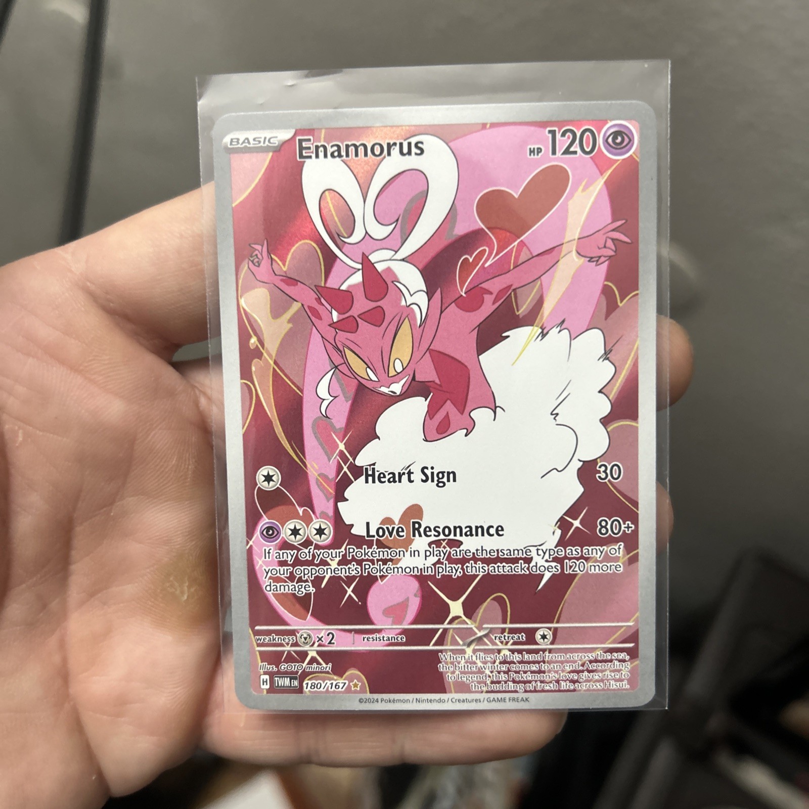 Enamorus 180/167 Sv06: Twilight Masquerade Holo Mint