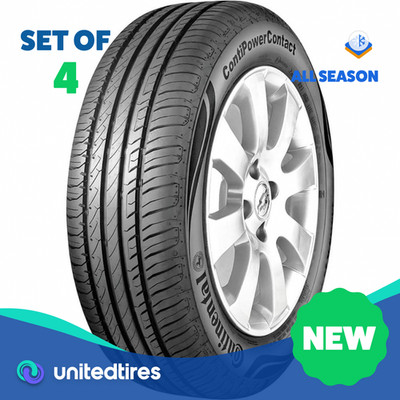 Set of (4) New 205/55R17 Continental ContiPowerContact 91V