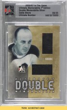2006 ITG Ultimate Memorabilia 7th Edition Silver 8/25 Eddie Shore HOF READ 2d8
