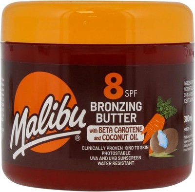 Bronzing Butter Sun Tanning SPF 8 Beta Carotin Coconut Water Resistant - 300ml