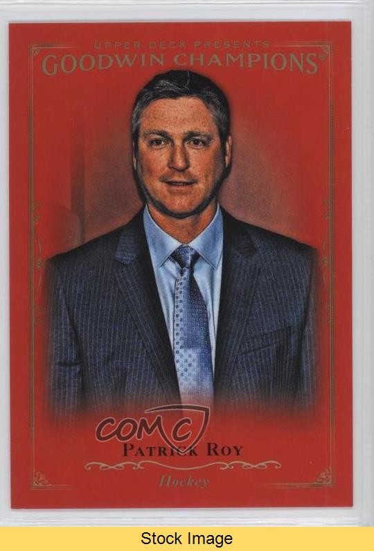 2016 Upper Deck Goodwin Champions Royal Red Patrick Roy #7 HOF READ 8a7