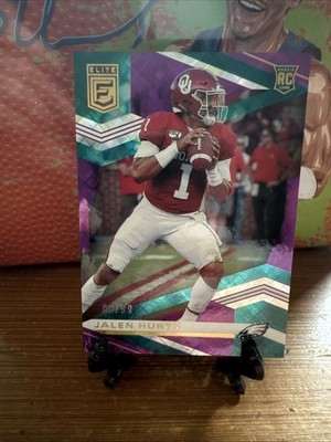 2020 Panini Donruss Elite - Rookies Jalen Hurts #108 Purple /99 (RC)