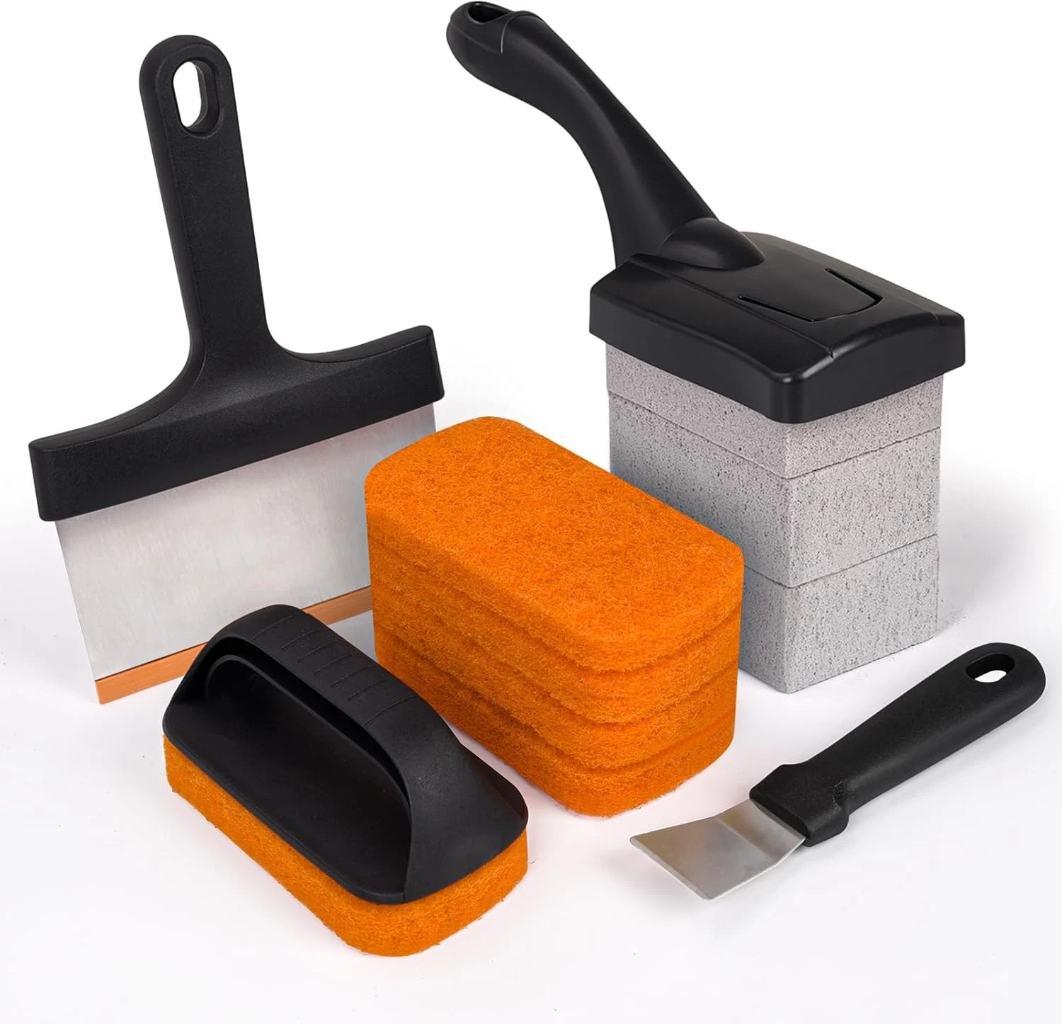 SHINESTAR Griddle Cleaning Kit for Blackstone, 12-Piece Flat Top Grill...