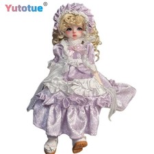 Yutotue 1/6 BJD Doll Toy Blonde Curly Wig Princess Dress Shoes Handpainted Face