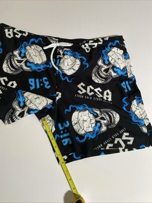 WWE Legends Stone Cold Steve Austin Flaming Skull Board Swim