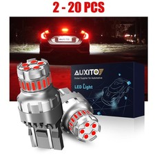 2-20x Auxito 7443 7440 Flash Strobe Blinking Red Brake Tail Stop Light Led Bulbs