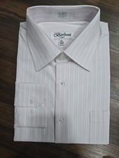 Berlioni Men's Size 17-17 1/2 XL LS Dress Shirt