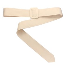 63x1.97" Trench Coat Belt No Hole Waist Band Fixed Buckle Tie belt for Overcoat