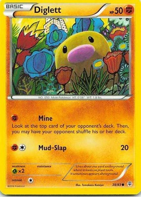 Diglett 38/83 Generations Common NM Pokemon TCG