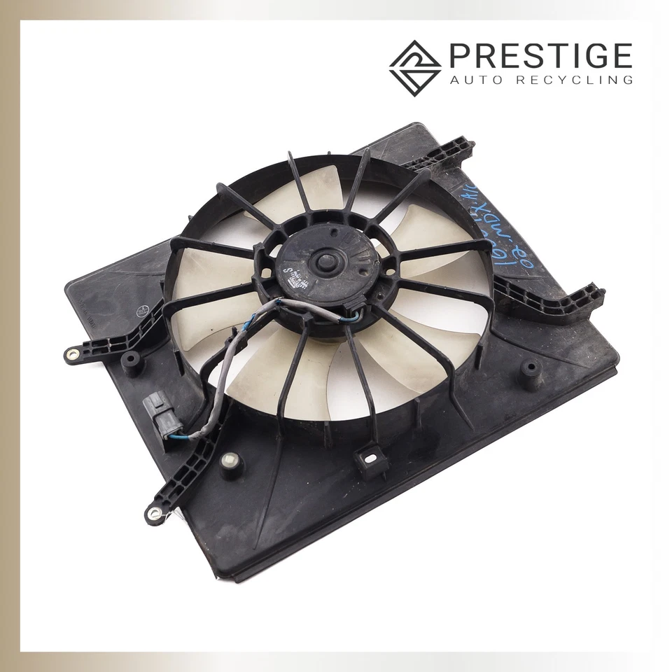 ACURA MDX 2001 2002 radiador ventilador motor con cubierta 19015-PGK-A01 OEM Foto 2 de 4