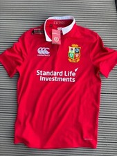 Image of British & Irish Lions Rugby Shirt Canterbury Red Medium BNWT