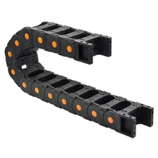 Qimoo 39.38 inch Plastic Drag Chain Cable Carrier, 1m Open Type Wire Drag Chain