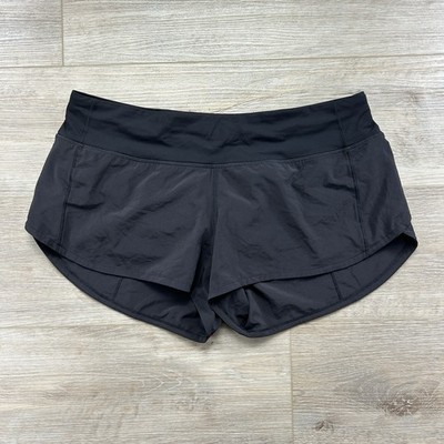 Lululemon Size 8 Low Rise Speed Up Short *2.5'' Black (First Release)  W7AJBR