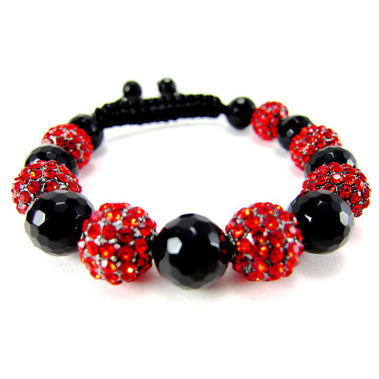 ICED BLACK ONYX & RED RICK ROSS HIP HOP CZ PAVE BEADED BRACELET | eBay