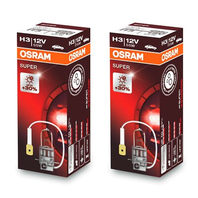 2st H3 12V Faltschachtel Super +30% OSRAM 64151SUP