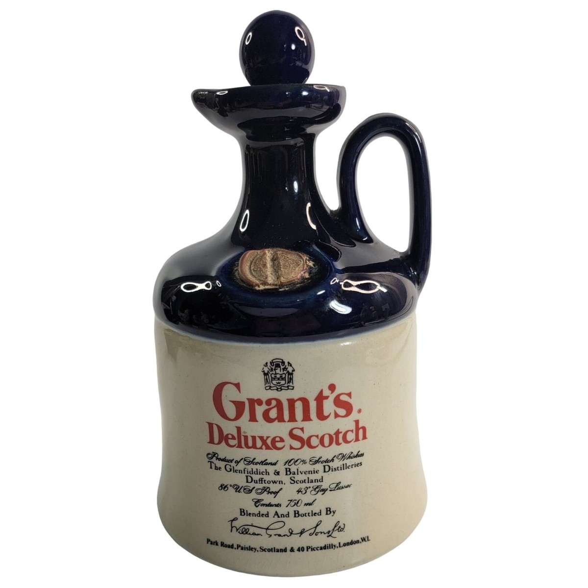 Grant's Deluxe Scotch 陶器瓶 グランツ デラックス スコッチ - お酒買取専門店ネオプライス