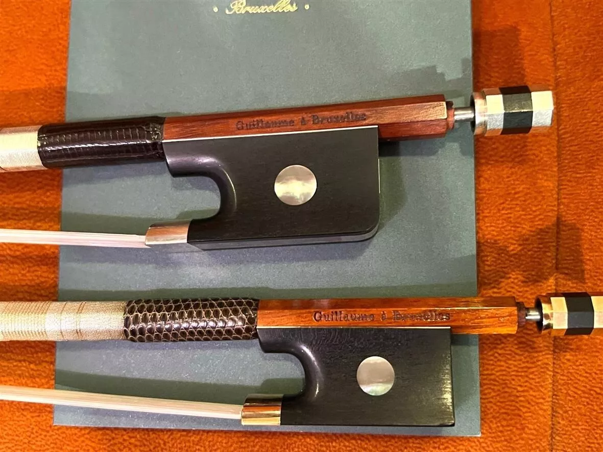 Pierre Guillaume Violin Viola Cello Bow Silver Mount 4 4